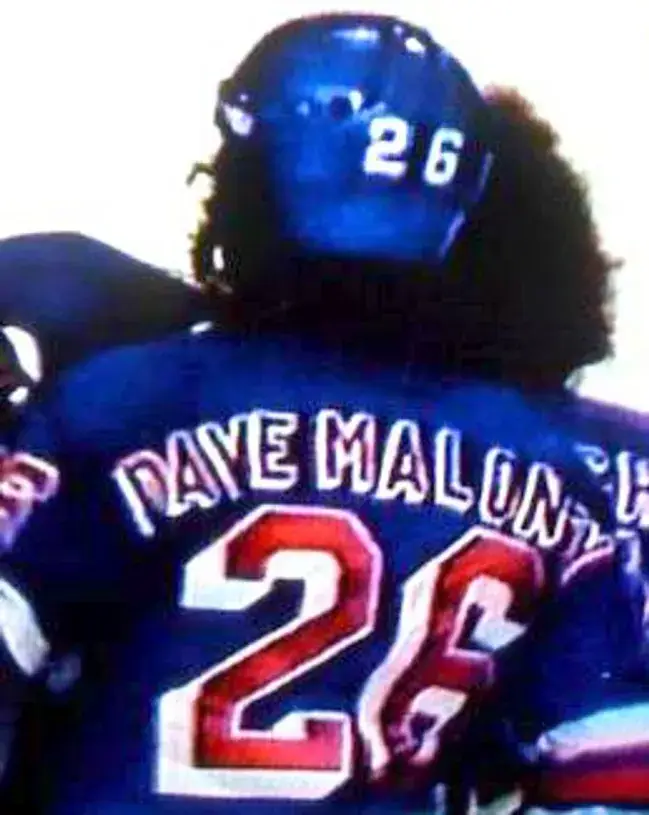DAVE MALONEY New York Rangers 1979 CCM Vintage Throwback NHL Hockey Jersey 