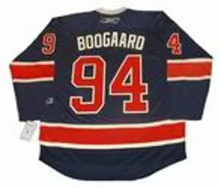 DEREK BOOGAARD New York Rangers 2010 REEBOK Throwback NHL Hockey Jersey 