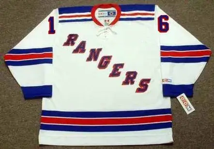 DEREK SANDERSON New York Rangers 1975 CCM Throwback Home Hockey Jersey