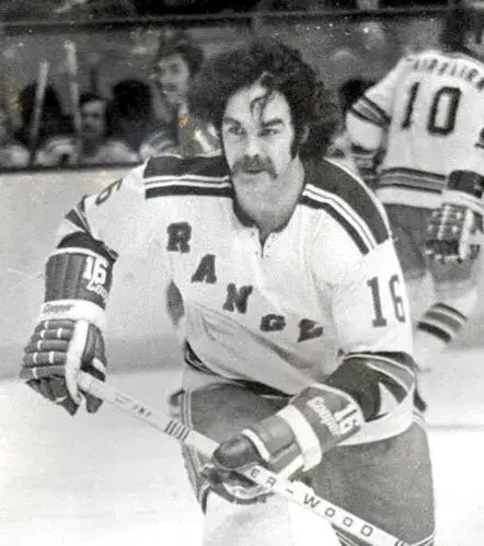 DEREK SANDERSON New York Rangers 1975 CCM Throwback Home Hockey Jersey 