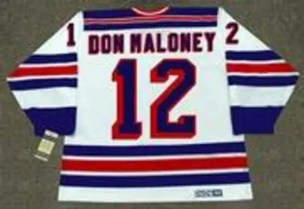 DON MALONEY New York Rangers 1979 CCM Vintage Home NHL Hockey Jersey 