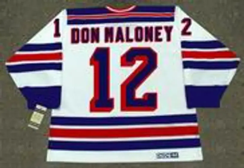DON MALONEY New York Rangers 1979 CCM Vintage Home NHL Hockey Jersey 