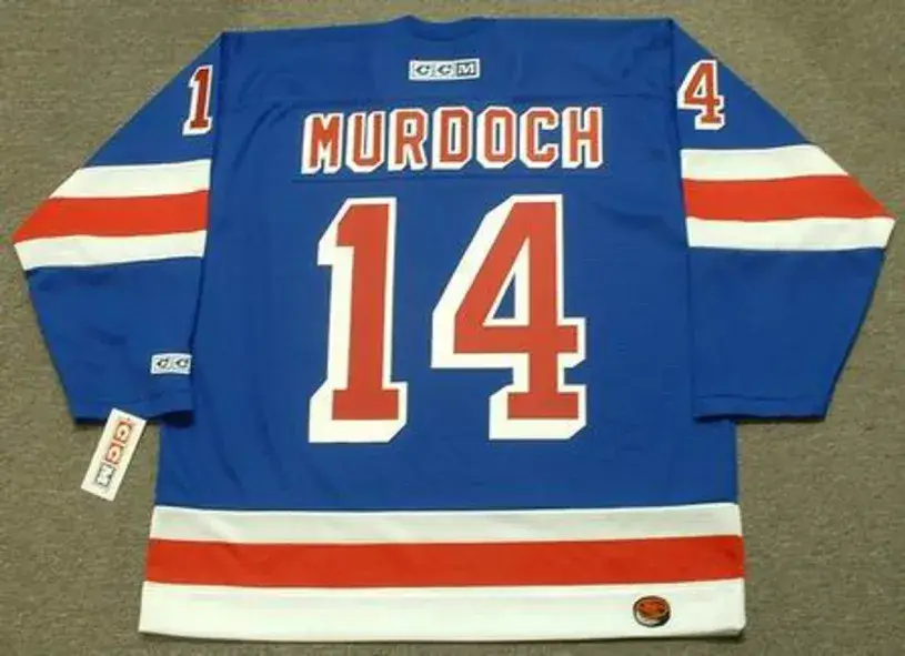DON MURDOCH New York Rangers 1976 CCM Throwback Hockey Jersey 