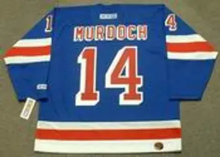 DON MURDOCH New York Rangers 1976 CCM Throwback Hockey Jersey 