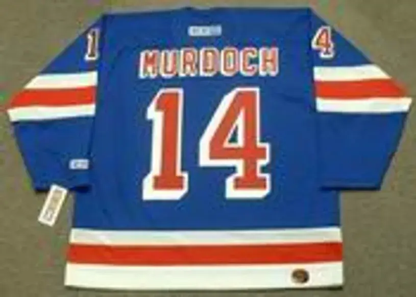 DON MURDOCH New York Rangers 1976 CCM Throwback Hockey Jersey 