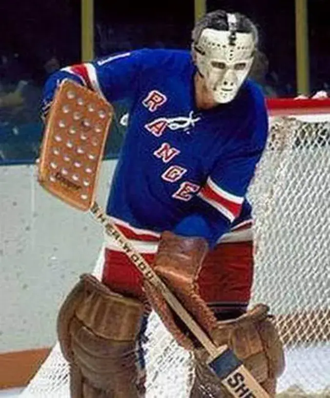 EDDIE GIACOMIN New York Rangers 1972 Away CCM Throwback NHL Hockey Jersey 