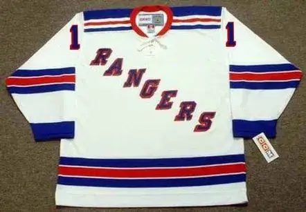 EDDIE GIACOMIN New York Rangers 1972 Home CCM Throwback NHL Hockey Jersey