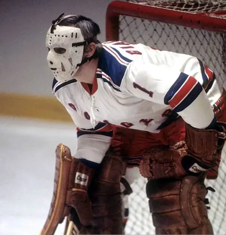 EDDIE GIACOMIN New York Rangers 1972 Home CCM Throwback NHL Hockey Jersey 