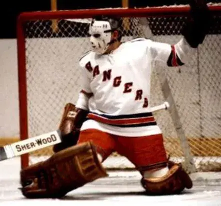 EDDIE GIACOMIN New York Rangers 1972 Home CCM Throwback NHL Hockey Jersey 