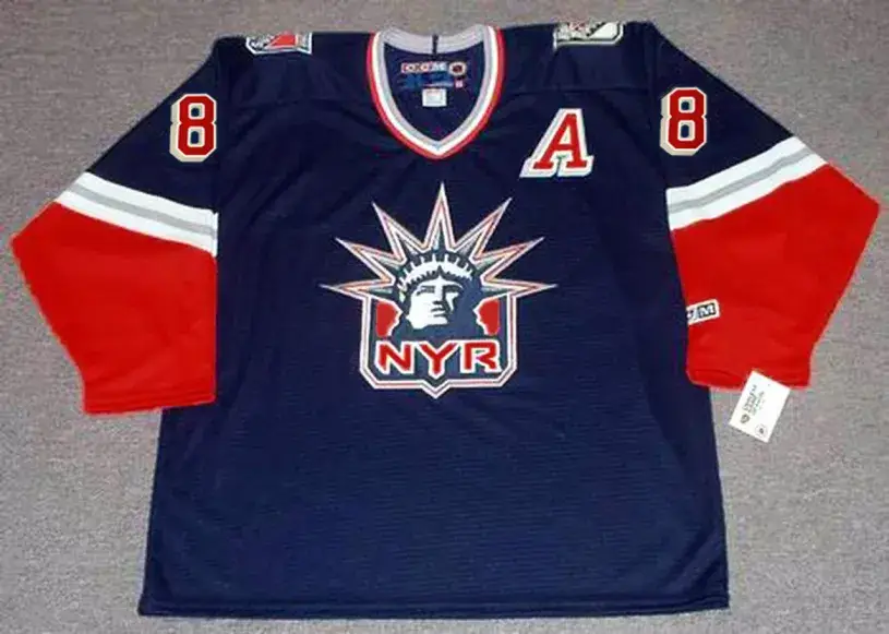 ERIC LINDROS New York Rangers 2001 CCM Throwback Alternate NHL Jersey