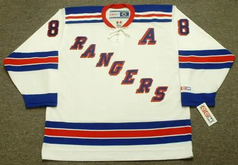 ERIC LINDROS New York Rangers 2002 CCM Throwback Home NHL Jersey