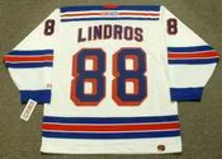 ERIC LINDROS New York Rangers 2002 CCM Throwback Home NHL Jersey 