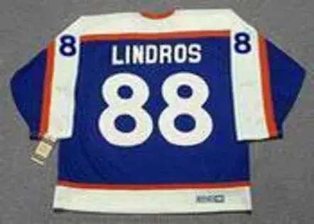 ERIC LINDROS New York Rangers 2003 CCM Vintage Throwback NHL Hockey Jersey 