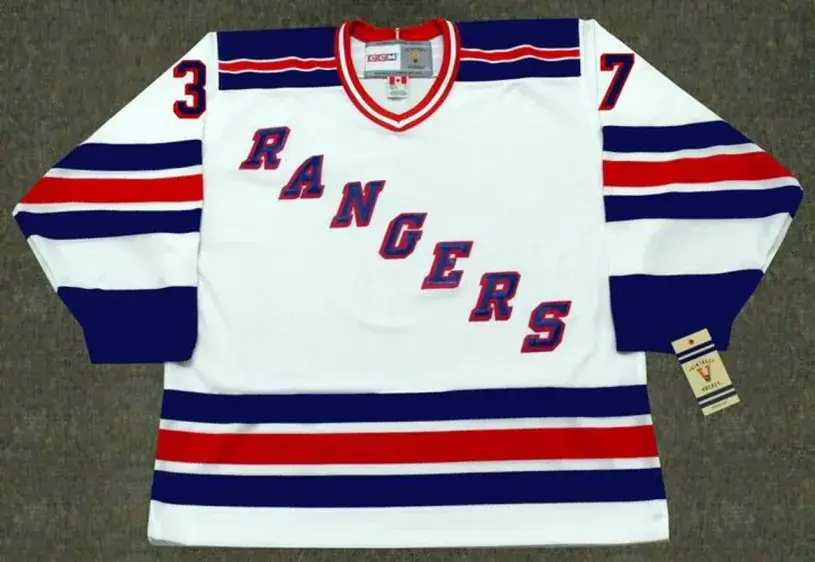 GEORGE McPHEE New York Rangers 1984 CCM Vintage Home NHL Hockey Jersey