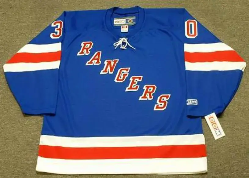 HENRIK LUNDQVIST New York Rangers 2006 CCM Throwback Home NHL Jersey