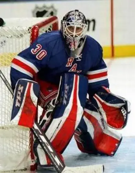 HENRIK LUNDQVIST New York Rangers 2006 CCM Throwback Home NHL Jersey 