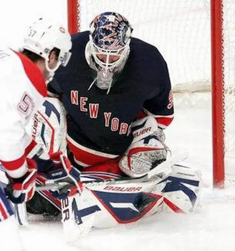 HENRIK LUNDQVIST New York Rangers 2014 REEBOK Throwback NHL Hockey Jersey 