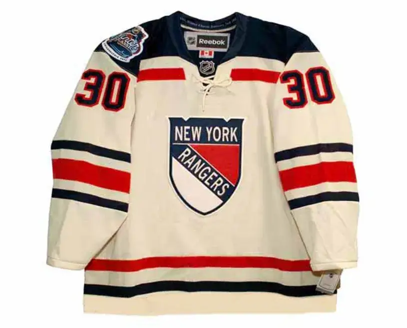 HENRIK LUNDQVIST New York Rangers Reebok 2012 “Winter Classic” NHL Jersey
