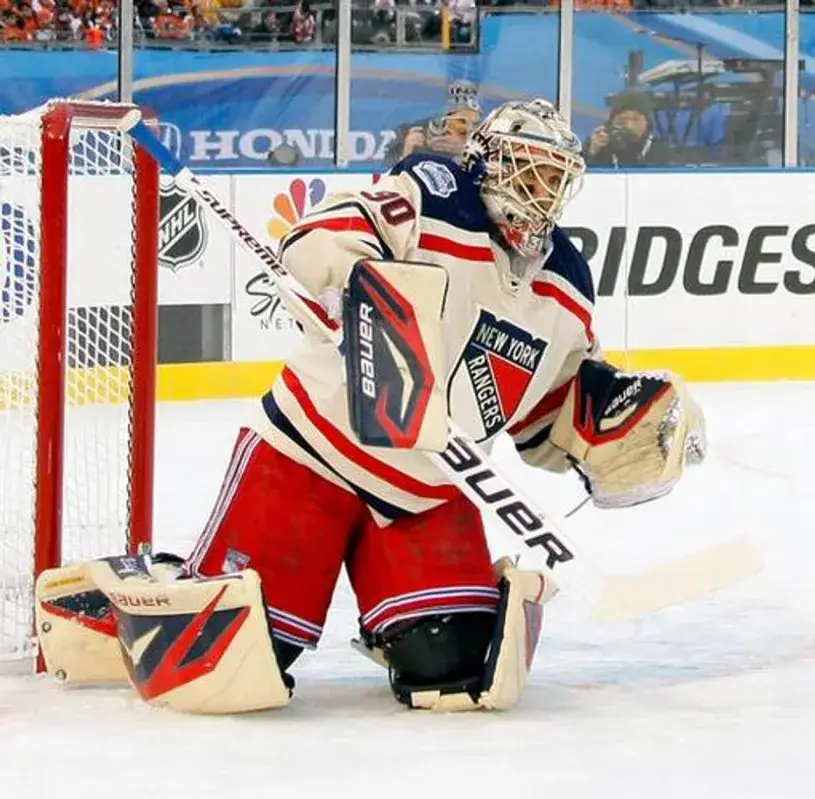 HENRIK LUNDQVIST New York Rangers Reebok 2012 “Winter Classic” NHL Jersey 