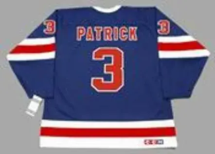 JAMES PATRICK New York Rangers 1991 CCM Vintage Throwback NHL Hockey Jersey 