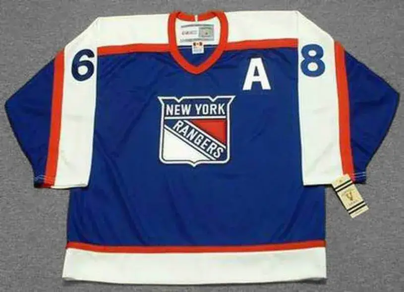JAROMIR JAGR New York Rangers 1970’s CCM Vintage Throwback NHL Hockey Jersey