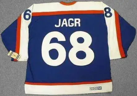 JAROMIR JAGR New York Rangers 1970’s CCM Vintage Throwback NHL Hockey Jersey 