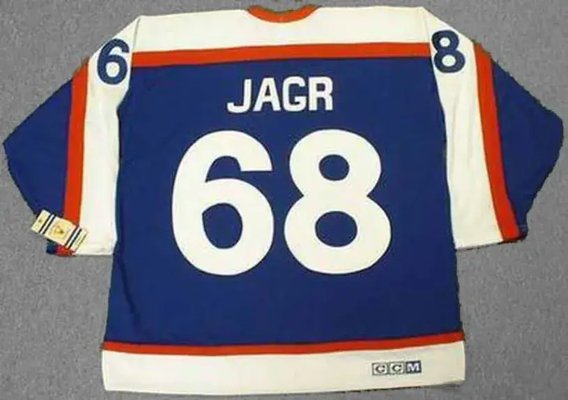 JAROMIR JAGR New York Rangers 1970’s CCM Vintage Throwback NHL Hockey Jersey 