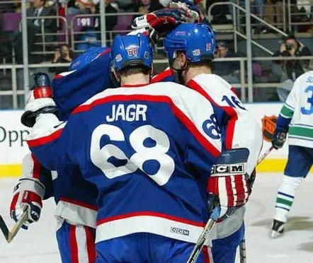 JAROMIR JAGR New York Rangers 1970’s CCM Vintage Throwback NHL Hockey Jersey 