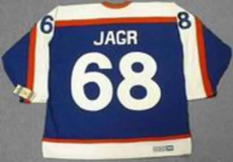 JAROMIR JAGR New York Rangers 1970’s CCM Vintage Throwback NHL Hockey Jersey 