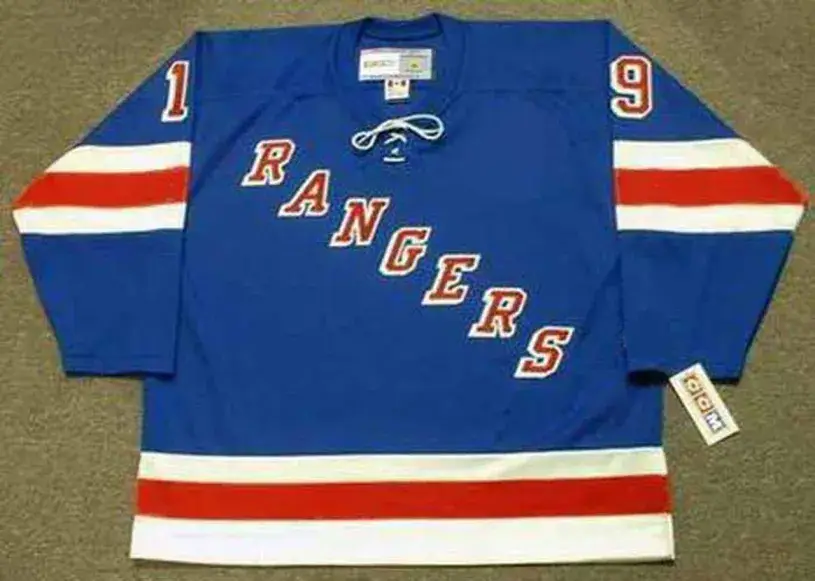 JEAN RATELLE New York Rangers 1972 Away CCM Throwback NHL Hockey Jersey