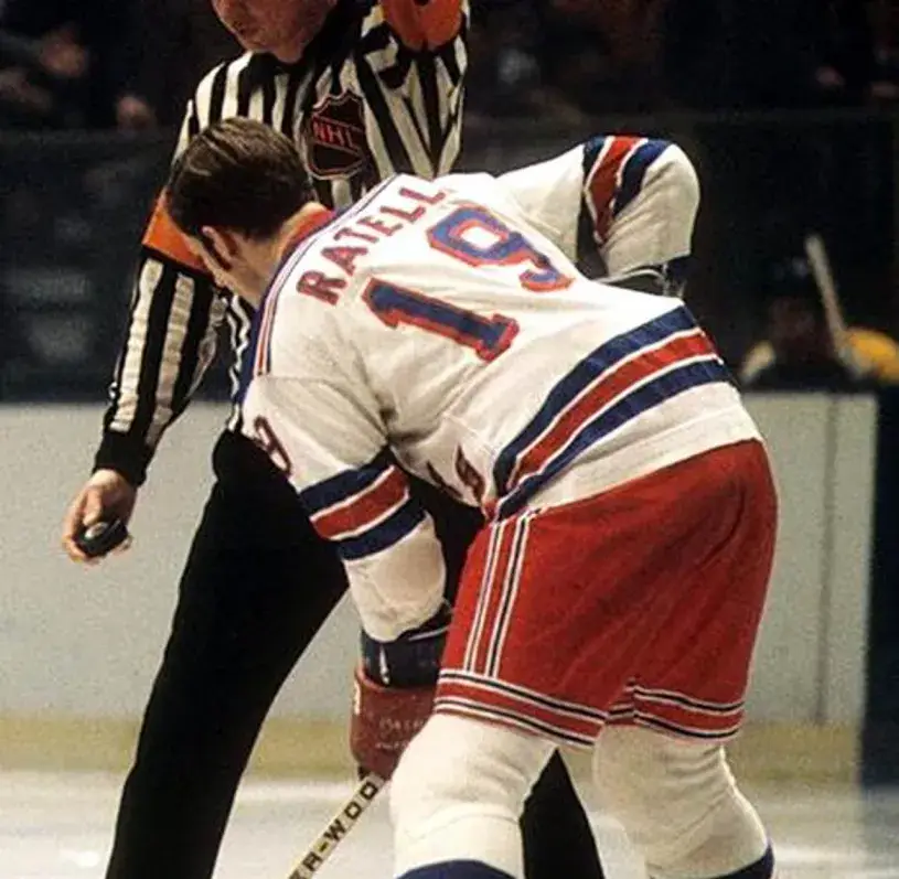 JEAN RATELLE New York Rangers 1972 Home CCM Throwback NHL Hockey Jersey 