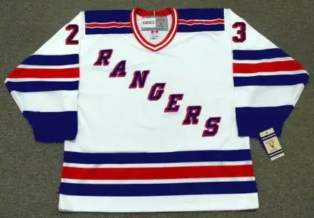 JEFF BEUKEBOOM New York Rangers 1990’s CCM Vintage Home NHL Hockey Jersey