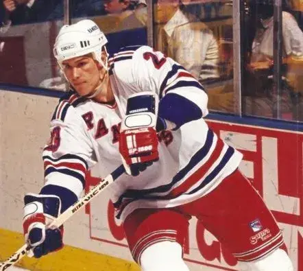 JEFF BEUKEBOOM New York Rangers 1990’s CCM Vintage Home NHL Hockey Jersey 