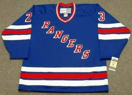 JEFF BEUKEBOOM New York Rangers 1990’s CCM Vintage Throwback NHL Hockey Jersey