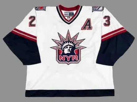 JEFF BEUKEBOOM New York Rangers 1998 CCM Throwback NHL Hockey Jersey