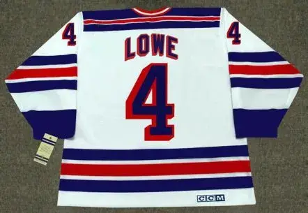 KEVIN LOWE New York Rangers 1993 Home CCM NHL Throwback Jersey 