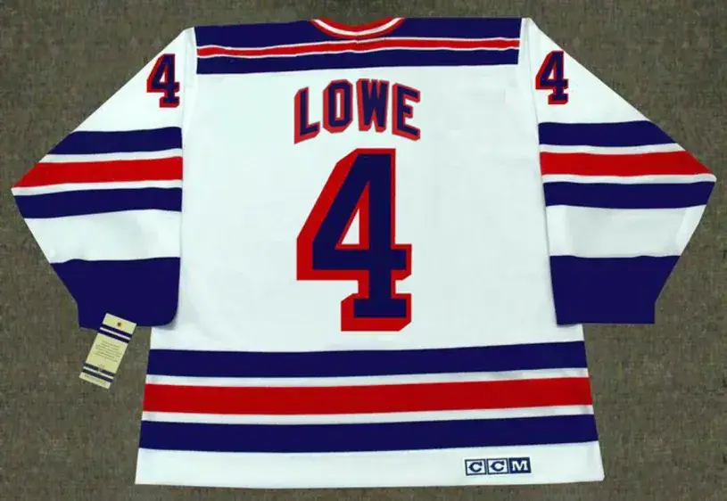 KEVIN LOWE New York Rangers 1993 Home CCM NHL Throwback Jersey 