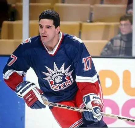 KEVIN STEVENS New York Rangers 1998 CCM Throwback Alternate NHL Jersey 