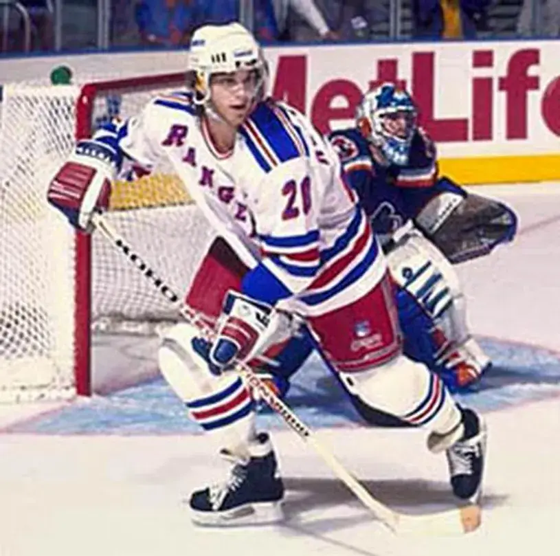 LUC ROBITAILLE New York Rangers 1995 CCM Vintage Home NHL Hockey Jersey 