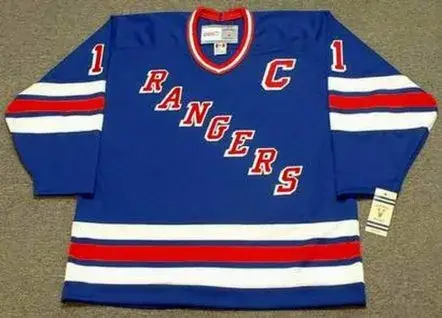 MARK MESSIER New York Rangers 1990’s CCM Vintage Throwback NHL Hockey Jersey