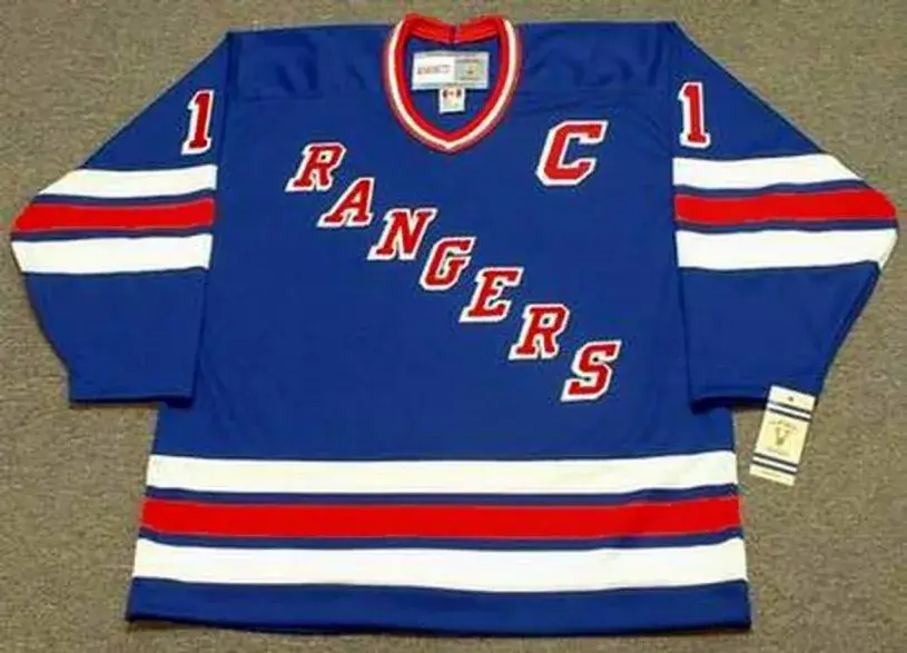 MARK MESSIER New York Rangers 1990’s CCM Vintage Throwback NHL Hockey Jersey