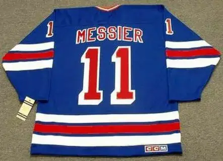 MARK MESSIER New York Rangers 1990’s CCM Vintage Throwback NHL Hockey Jersey 