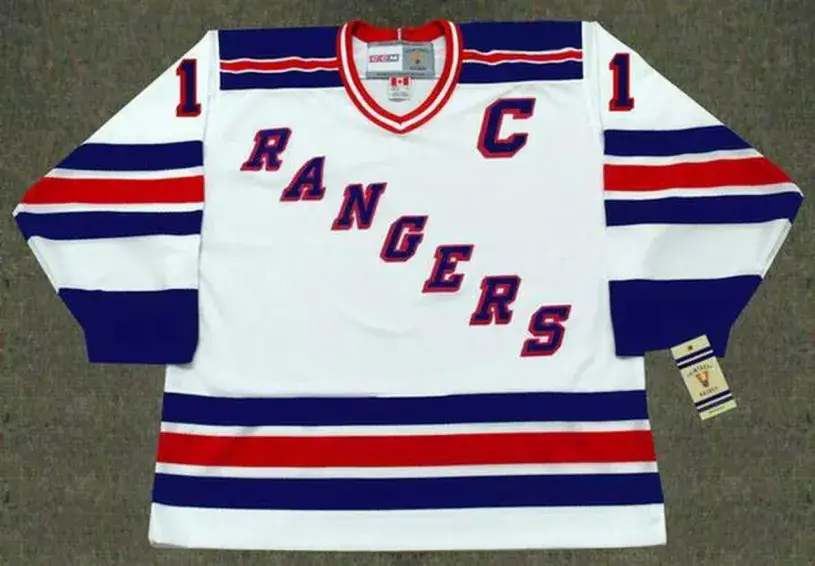 MARK MESSIER New York Rangers 1990’s Home CCM NHL Throwback Jersey