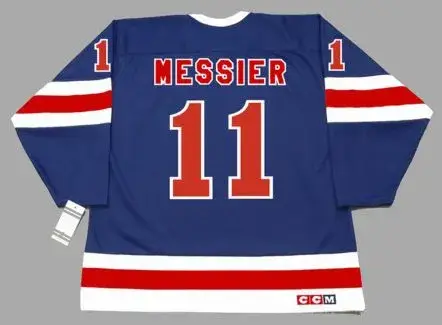 MARK MESSIER New York Rangers 1991 CCM Vintage Throwback NHL Hockey Jersey 