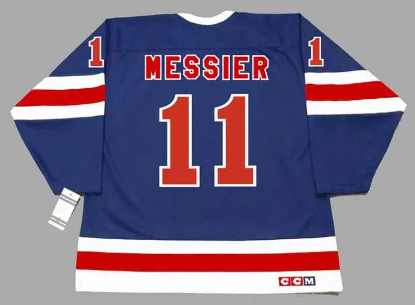 MARK MESSIER New York Rangers 1991 CCM Vintage Throwback NHL Hockey Jersey 