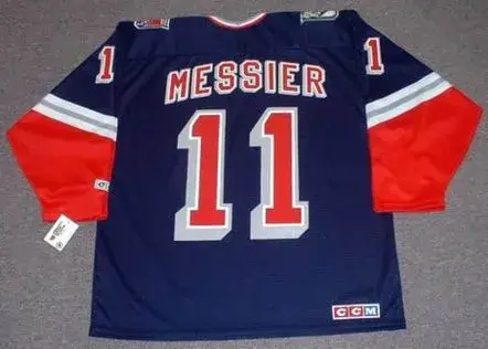 MARK MESSIER New York Rangers 1996 CCM Throwback Alternate NHL Jersey 