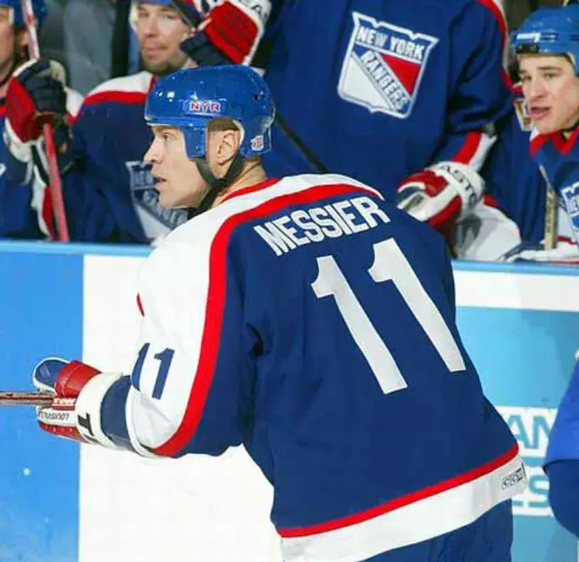 MARK MESSIER New York Rangers 2003 CCM Vintage Throwback NHL Hockey Jersey 