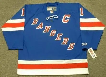 MARK MESSIER New York Rangers 2004 CCM Throwback Away NHL Jersey