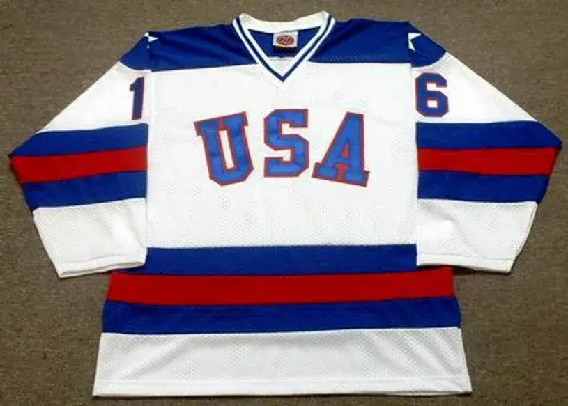 MARK PAVELICH 1980 USA Olympic Hockey Jersey