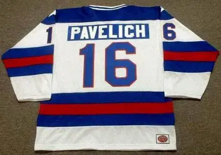 MARK PAVELICH 1980 USA Olympic Hockey Jersey 